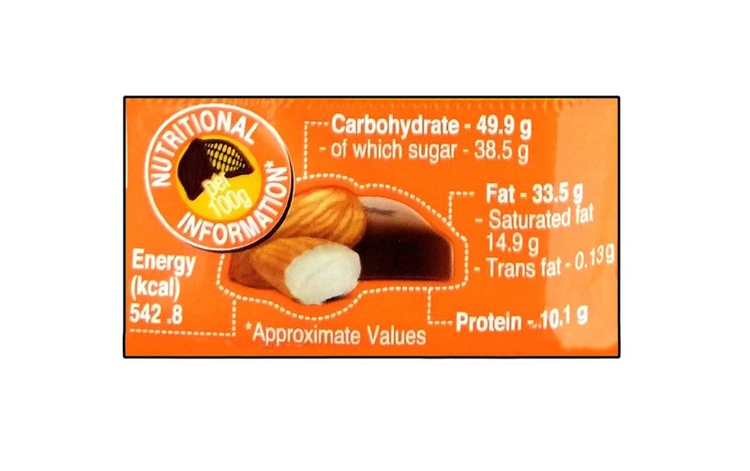 Luvit Dairy Rich Roasted Almond Bar    Pack  40 grams